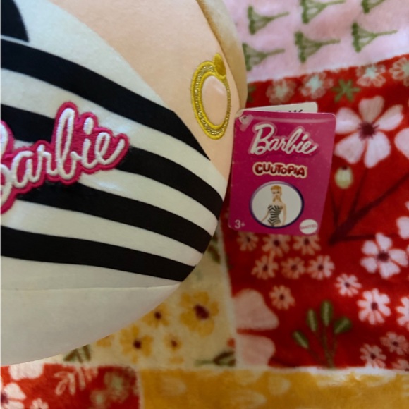 ❤️Barbie Cuutopia Plush, 10-inch Soft Pillow Doll with Chevron Swimsuit NWT - Picture 10 of 10